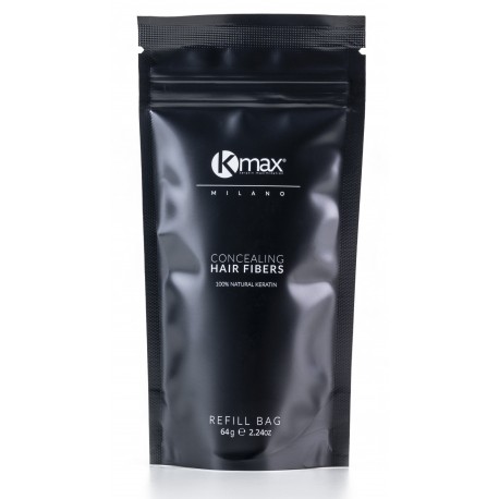 Kmax Haarfasern Dunkelbraun Nachfüllbeutel 64g 
